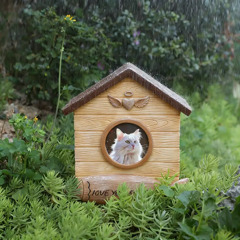 Durable & Weatherproof cat memorial urn